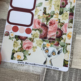 (0147) Passion Planner Daily stickers - Bushbaby Watercolour