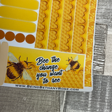 (0367) Passion Planner Daily stickers - Honey Bee