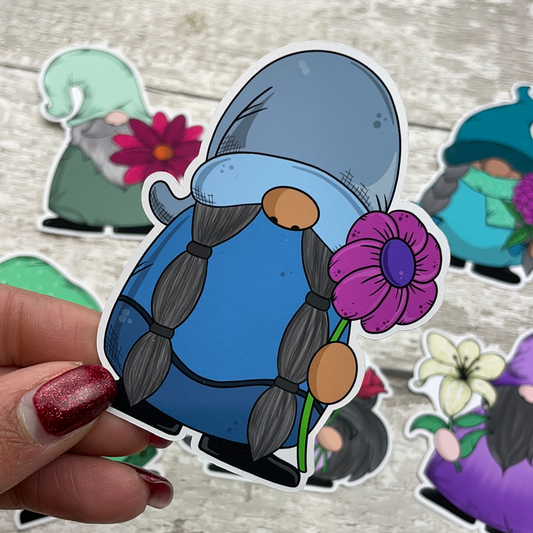 I'll bring you flowers Gonk Diecut (Gretel)