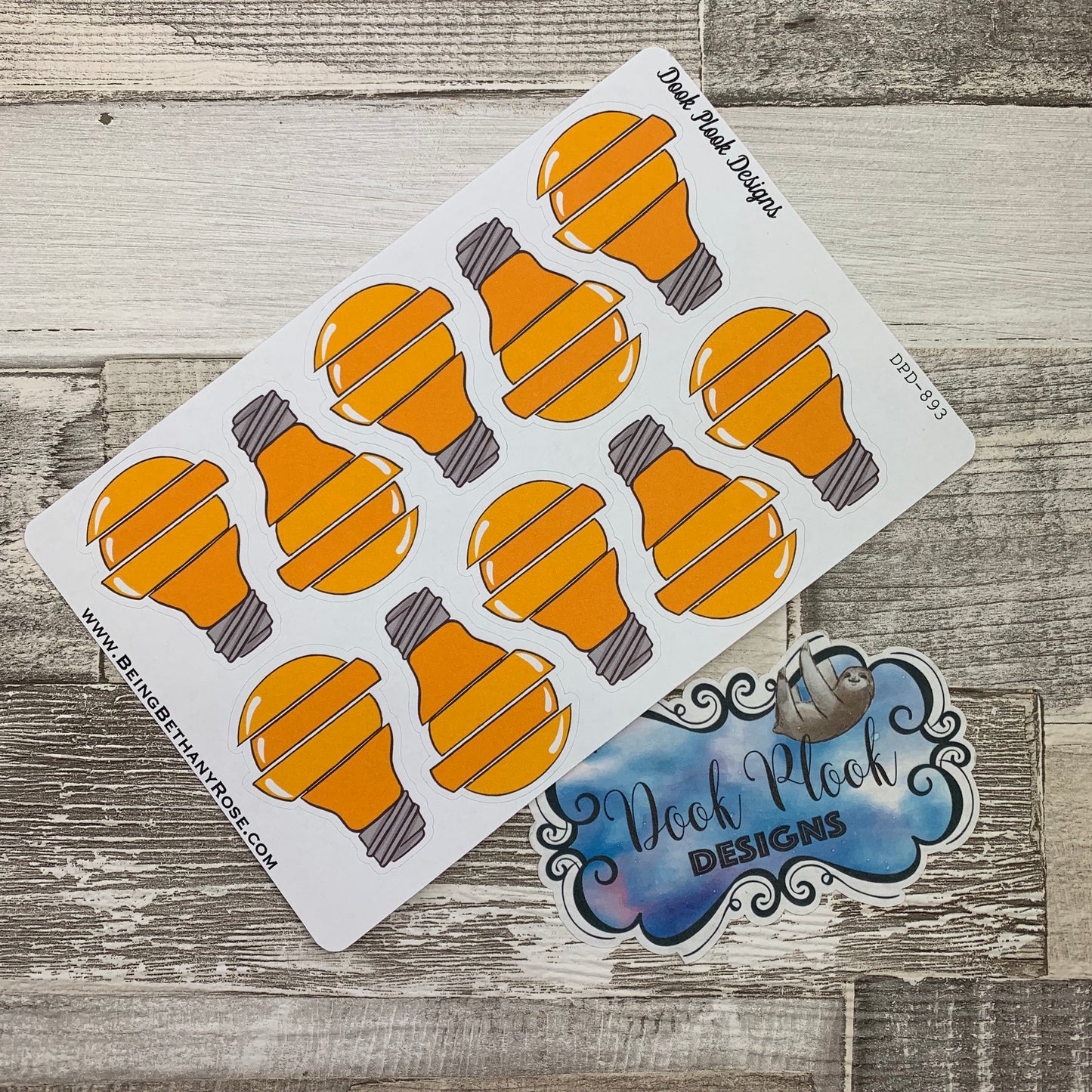 Big ideas light bulb stickers (DPD893)