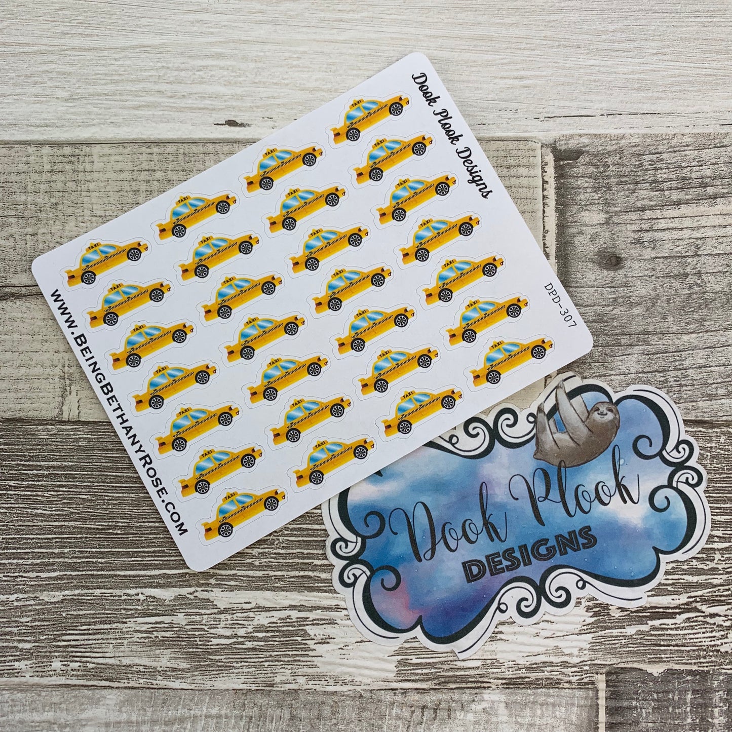 Taxi stickers (DPD307)