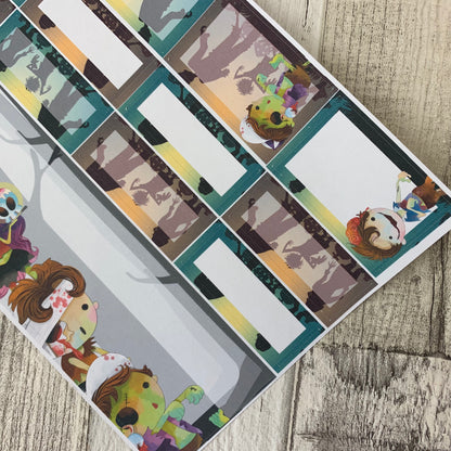 Halloween Zombie Monthly View Kit (any month) for the Erin Condren Planners