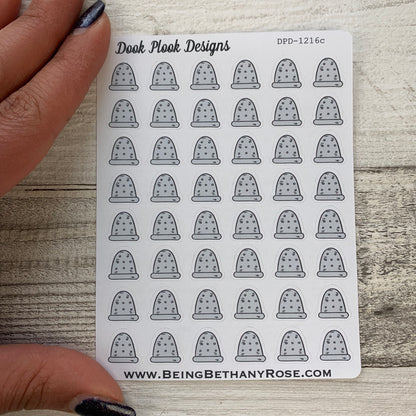 Sewing (Thimble, needle, button) sticker (DPD1217)