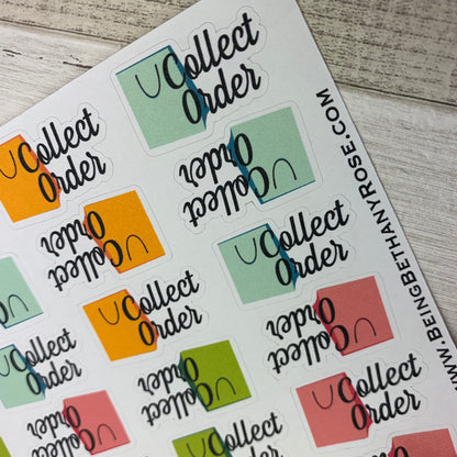 Collect order stickers (DPD1134)