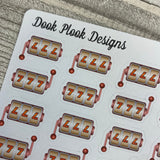 Lucky 7 / slot machine stickers  (DPD1052)
