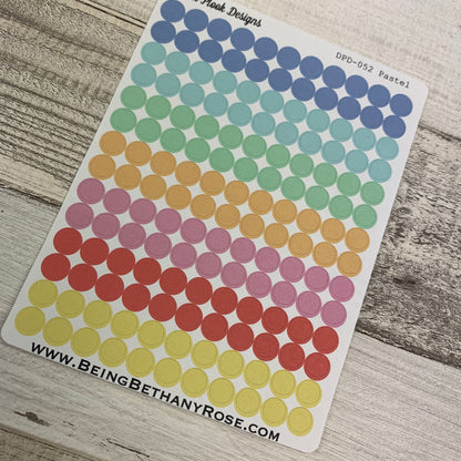 Quarter inch dot stickers (DPD052abcd)