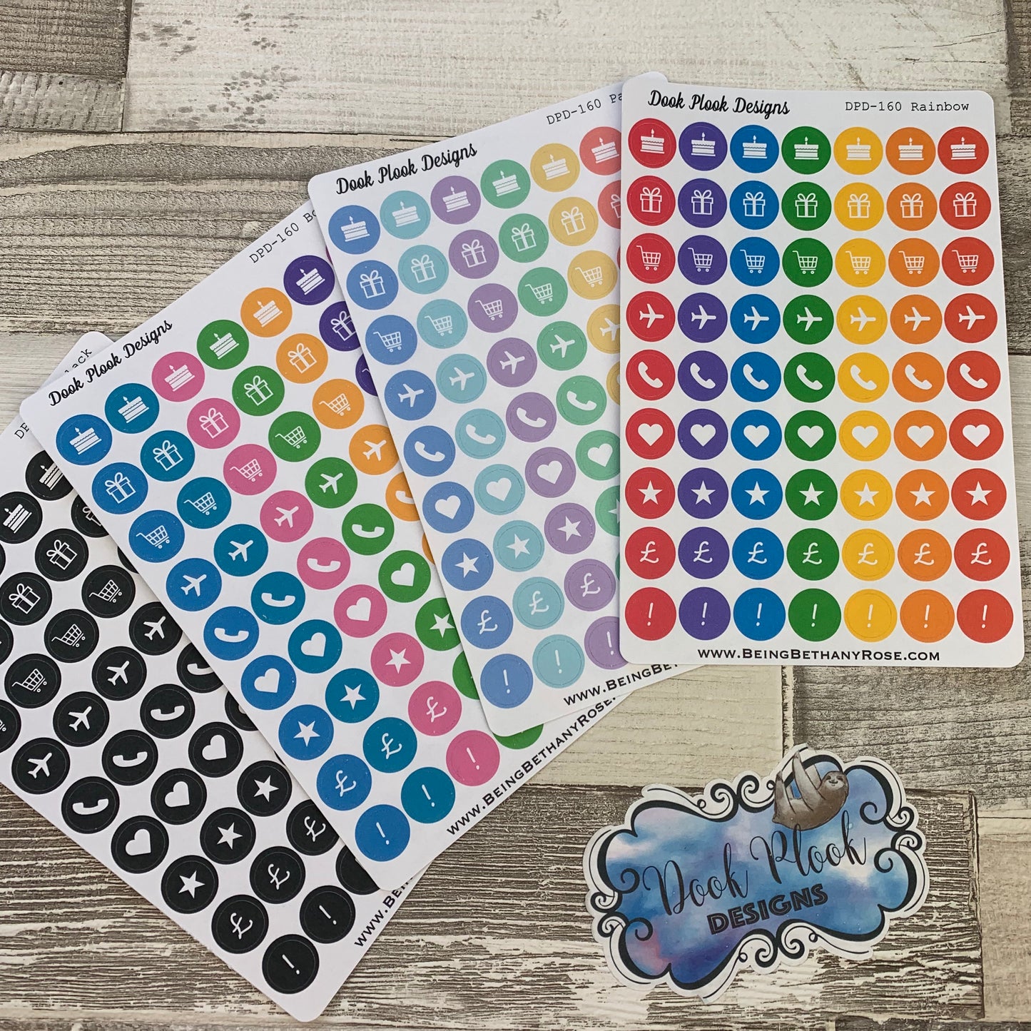 Icon dot stickers (DPD160-161)