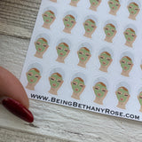Facial / face mask stickers  (DPD230)