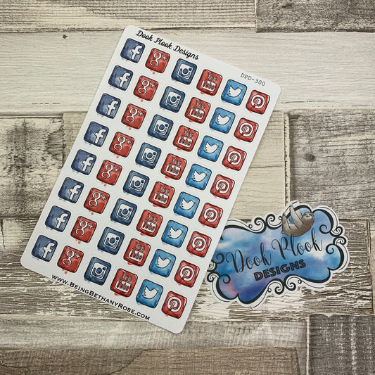 Social media stickers (DPD300)