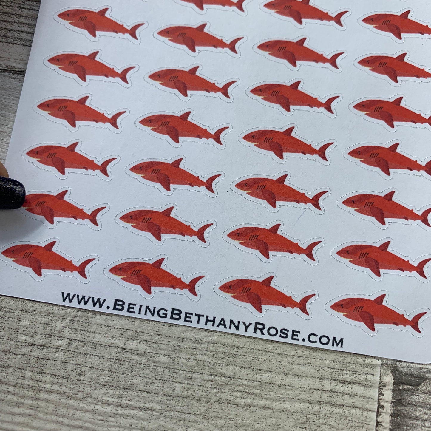 Shark Week / Period stickers (DPD941)