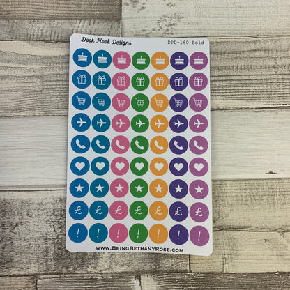 Icon dot stickers (DPD160-161)