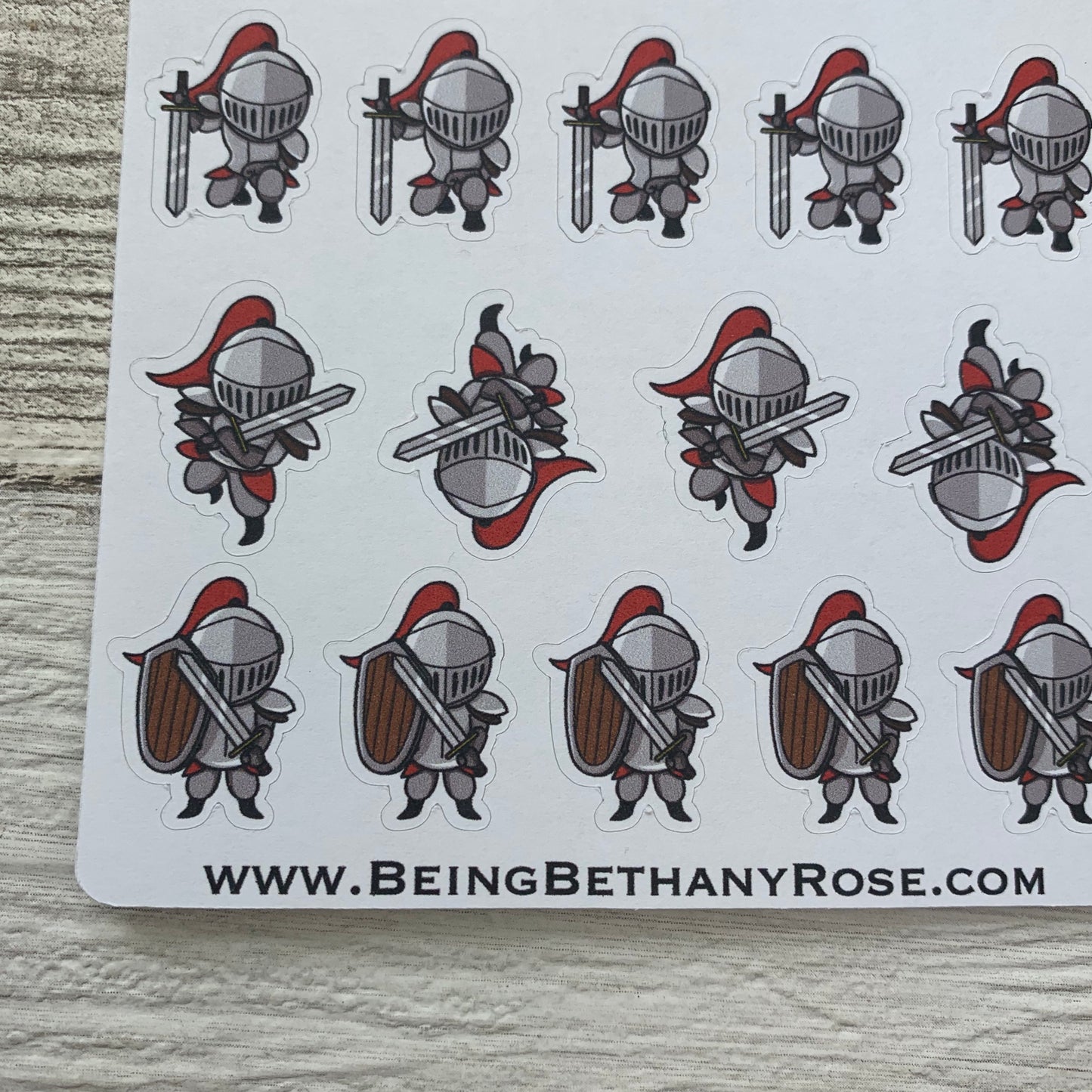 Knight / renaissance fair planner stickers (DPD1197)
