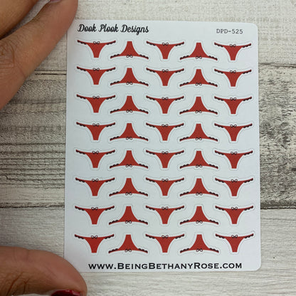 Period tracker thong stickers (DPD525)