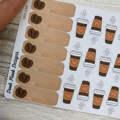 Coffee lover sticker set (DPD199)