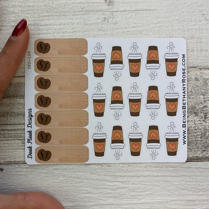 Coffee lover sticker set (DPD199)