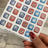 Social media stickers (DPD300)