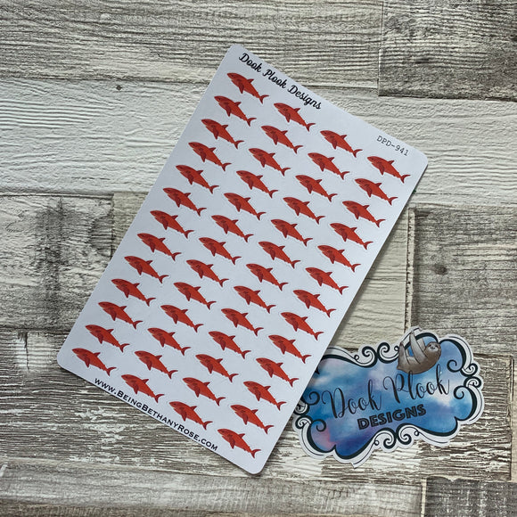 Shark Week / Period stickers (DPD941)