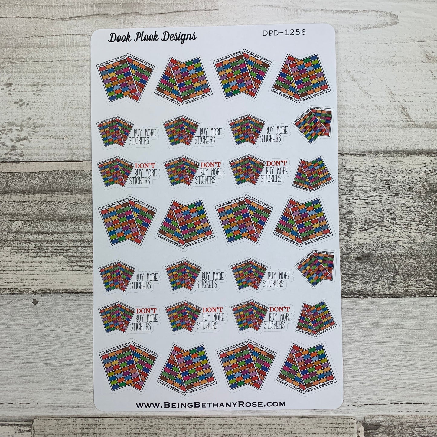 Buy or don't buy stickers stickers (DPD1256)