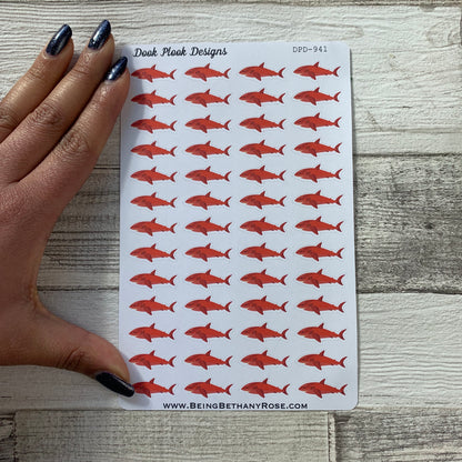 Shark Week / Period stickers (DPD941)