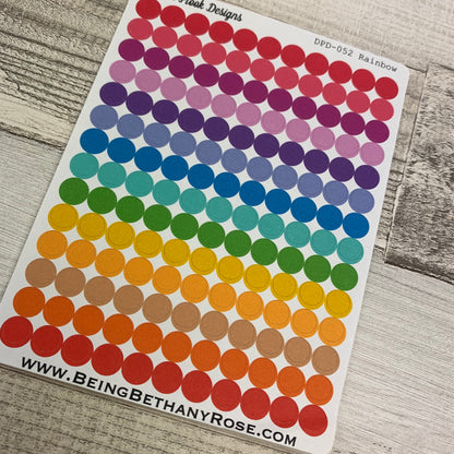 Quarter inch dot stickers (DPD052abcd)