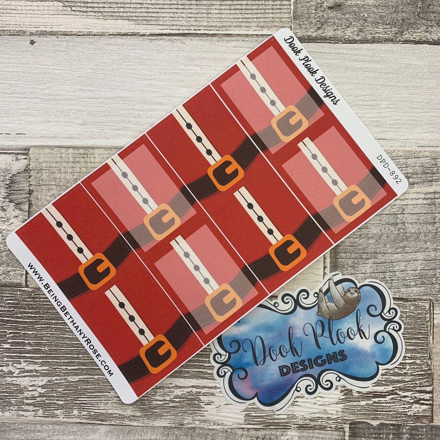 Santa full box stickers (DPD892)