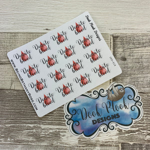 Donate blood stickers (DPD618)