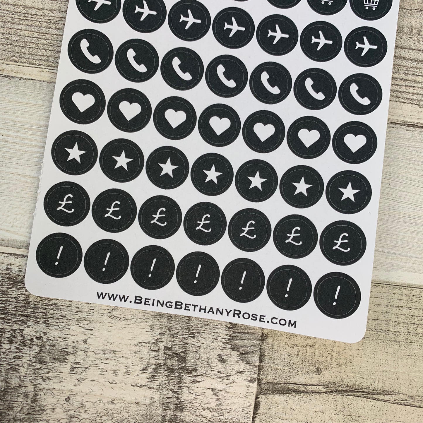 Icon dot stickers (DPD160-161)