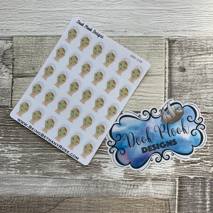 Facial / face mask stickers  (DPD230)