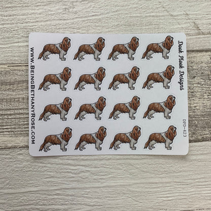 Cavalier King Charles Spaniel stickers (DPD423)