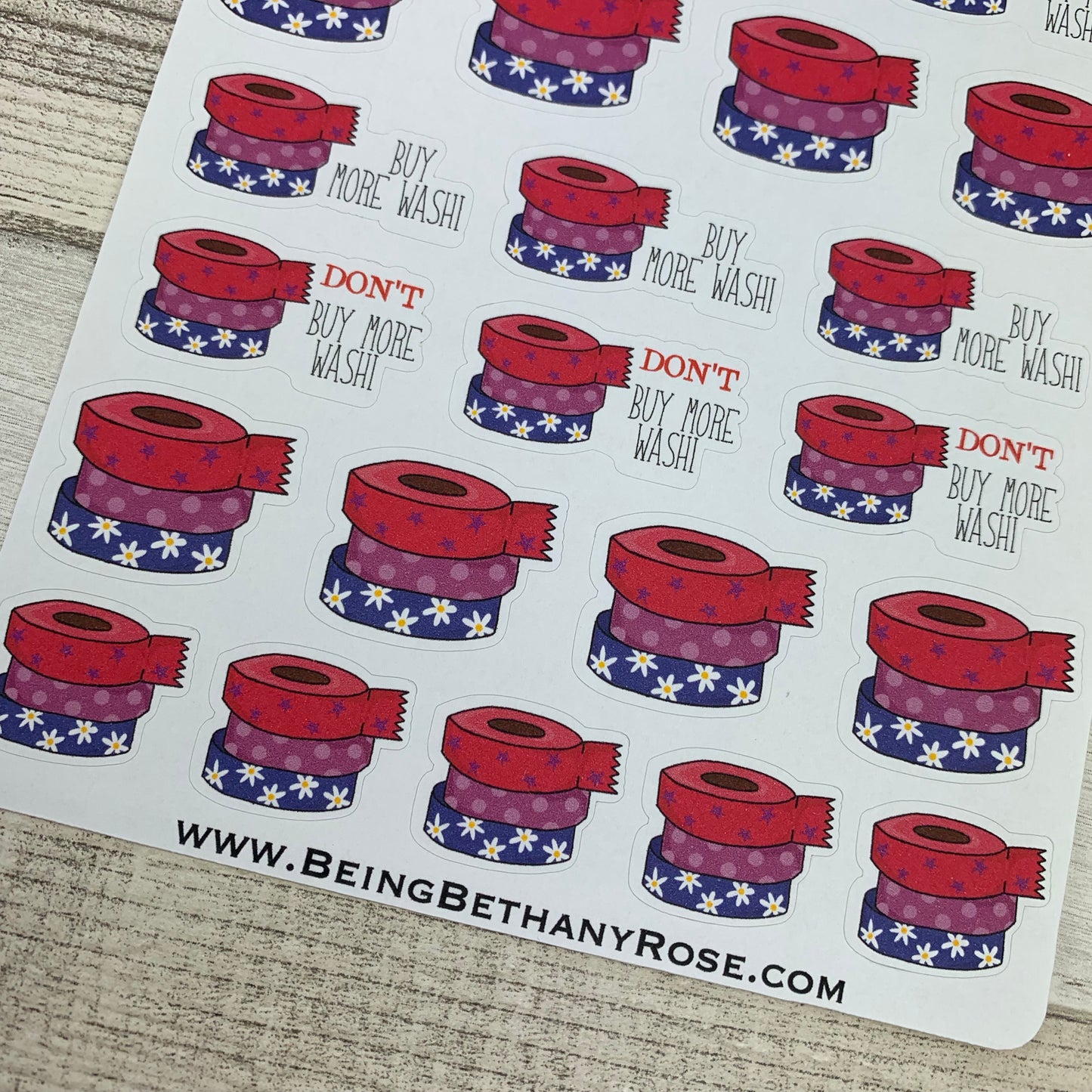 Buy or don't buy wash tape stickers (DPD1257)