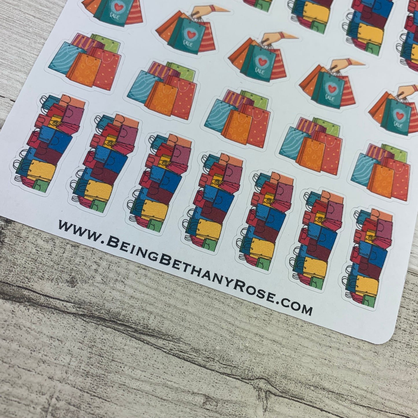 Shopping Bag stickers (DPD890)