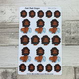 Censored / cover up (Black Woman) stickers (DPD1272a)
