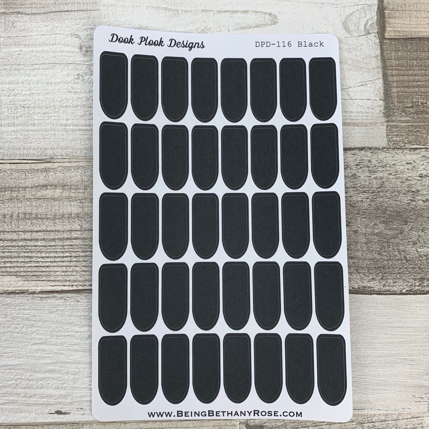 Shield flag stickers (long) (DPD116)