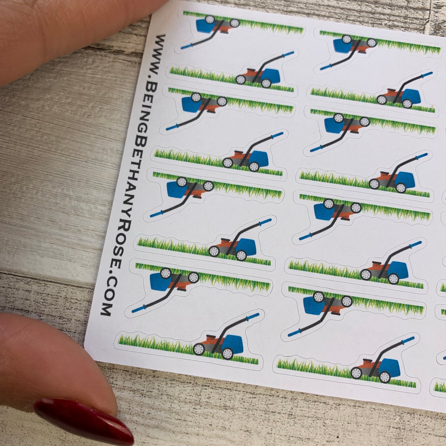 Lawn mower stickers (DPD601)