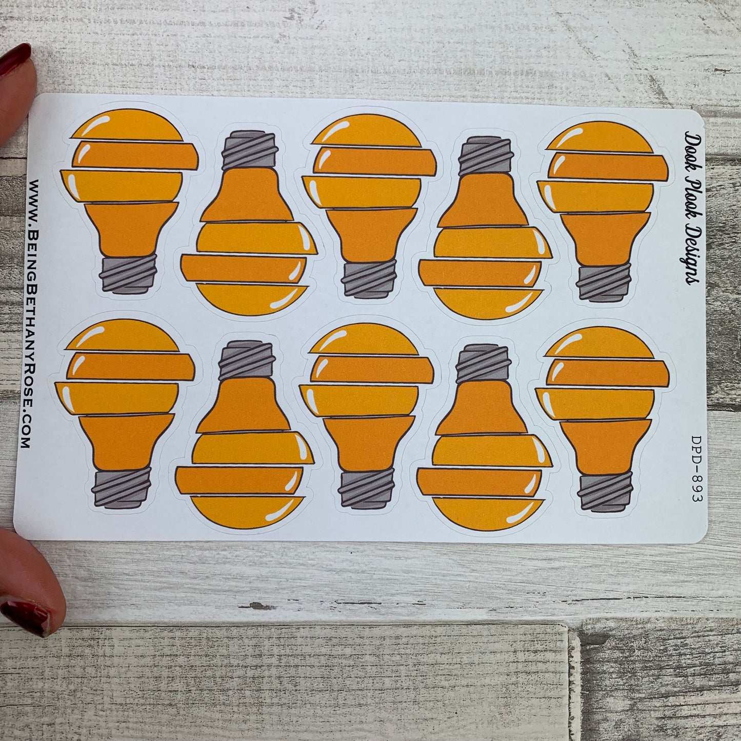 Big ideas light bulb stickers (DPD893)