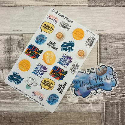 Happy Monday stickers (DPD1144)