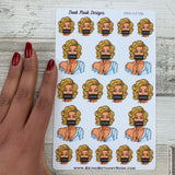Censored / cover up (White Woman) stickers (DPD1272b)