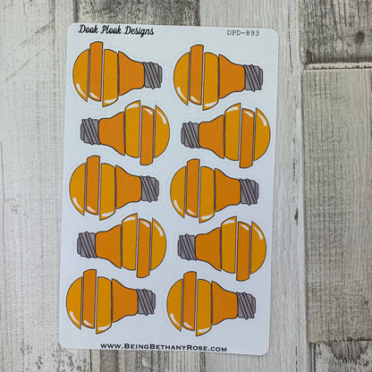 Big ideas light bulb stickers (DPD893)