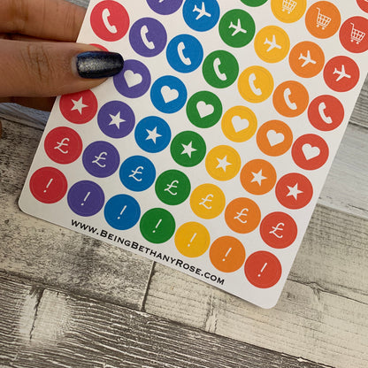 Icon dot stickers (DPD160-161)